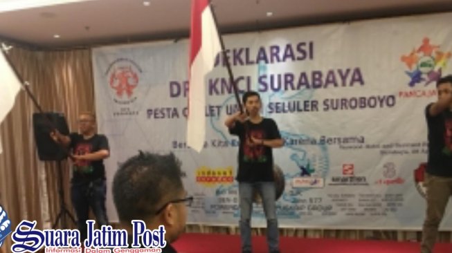 Ratusan Anggota Hadir Meriahkan Deklarasi DPC KNCI Surabaya