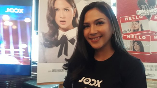 Jessica Mila saat ditemui di kawasan SCBD, Jakarta Selatan, Selasa (30/4/2019). [Sumarni/Suara.com]