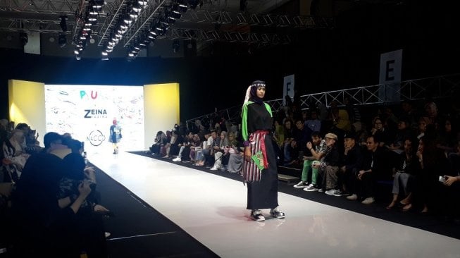 Pyuka X Zeina Fazira X Nacco hadirkan koleksi terinspirasi dari kultur pop Korea dan Jepang di Muffest 2019. (Suara,com/Dinda Rachmawati)