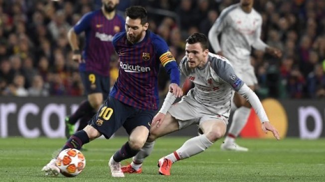 Messi Cetak Gol Indah, Robertson: Sudah Berapa Kali Dia Melakukan Itu?