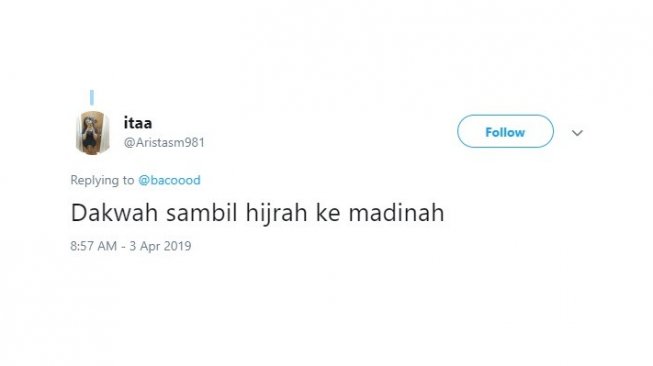 Cuitan warganet perempuan mandi lama. [Twitter]