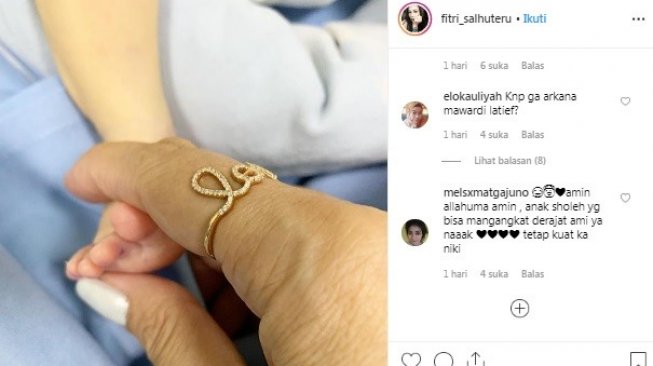 Manajer bocorkan nama bayi Nikita Mirzani. [Instagram]