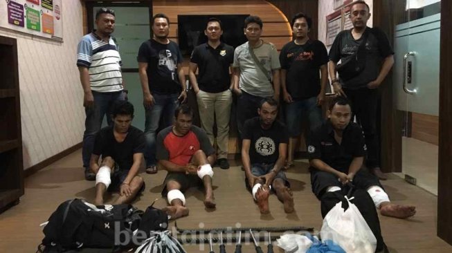 Tangkap Maling Brankas Rp 500 Juta SMK 1 Pungging, Polisi Dor 4 Kaki Pelaku