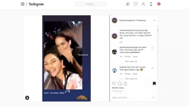 Bonceng Tiga Bareng Artis Cantik Ini, Driver Ojol Bikin Warganet Iri