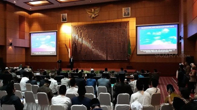 Pemantauan hilang di sidang isbat. (Suara.com/Novian)