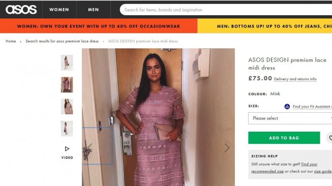 Bajunya Dihina di Tinder, Merek ASOS Jadikan Perempuan yang di-Bully Model