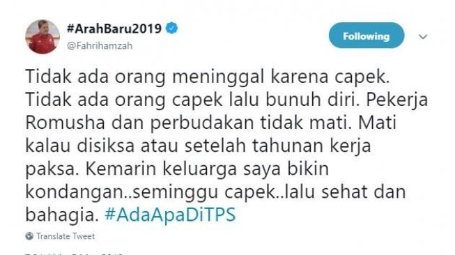 Fahri Hamzah Cibir Banyak KPPS Meninggal, Tompi Beri Jawaban Telak