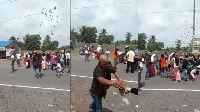 Ingin Berbagi Juragan Pasir Tajir Ini Hamburkan Uang dan Jadi Rebutan Warga
