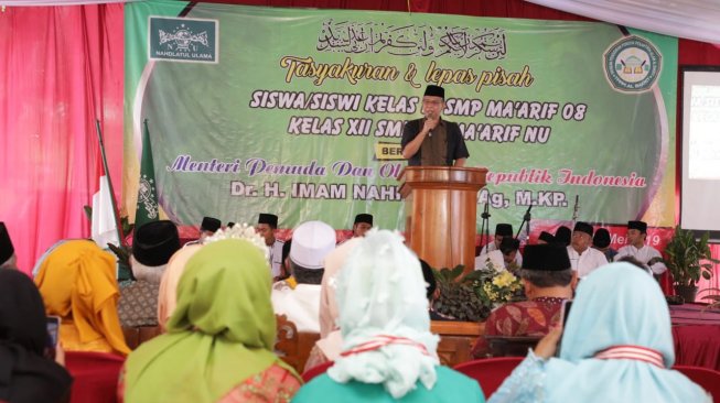 Sesdep Menpora Beri Motivasi pada Alumni Pelajar Maarif di Jember