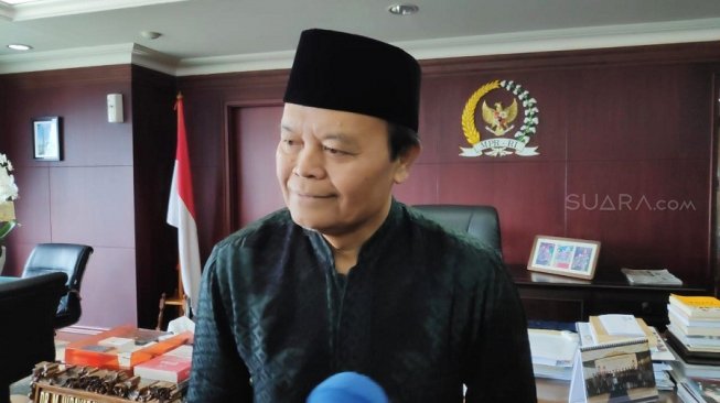Wakil Ketua Majelis Syuro Partai Keadilan Sejahtera (PKS) Hidayat Nur Wahid. (Suara.com/Ria Rizki)