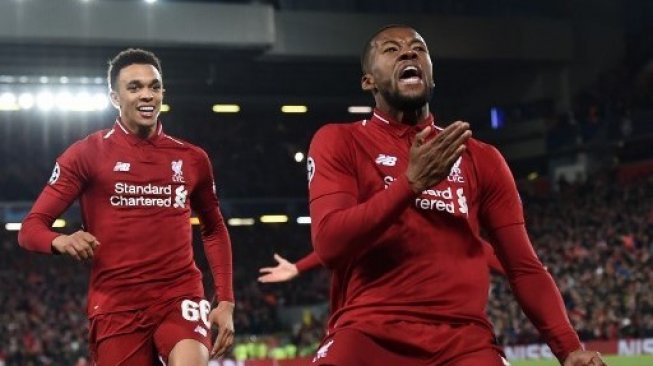 Marah Dibangkucadangkan Jadi Lecutan Wijnaldum Cetak Dua Gol LIverpool