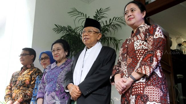 Ma'ruf Amin Menyambangi Kediaman Megawati