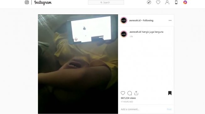 Nangis, Suara Kencang Bocah Ini Bisa untuk Main Game Yasuhati