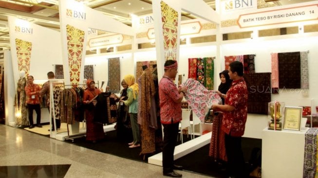 5 Pengrajin Batik Binaan BNI Unjuk Gigi di Gelar Batik Nusantara 2019