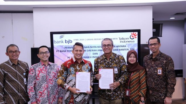 Tingkatkan Layanan, PT Telekomunikasi Indonesia Tbk Gandeng Bank BJB