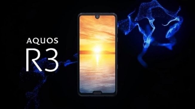 Sharp Aquos R3, Ponsel Terbaru dengan Poni dan Jenggot