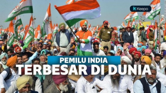 Libatkan 900 Juta Pemilih, Pemilu India Jadi yang Terbesar di Dunia 