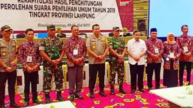 Hasil Rekapitulasi KPU Provinsi Lampung, Jokowi Ungguli Prabowo