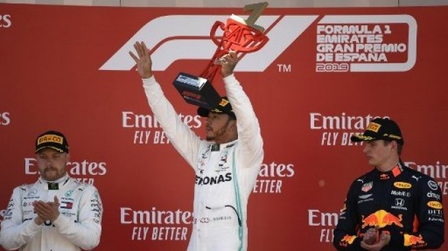 Hasil F1 GP Spanyol: Hamilton Juara, Mercedes Kembali Finis 1-2