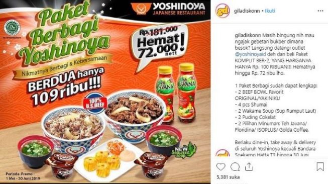 Mau Buka Puasa Hemat Ini Daftar Restoran Gelar Promo Selama