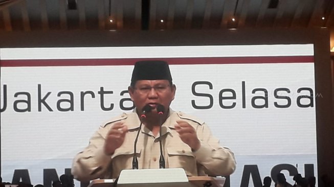 Prabowo: Pengumuman KPU Senyap-senyap di Waktu yang Janggal