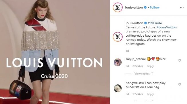 Gandeng Royole, Louis Vuitton Rilis Tas dengan Layar AMOLED