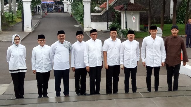 Pertemuan beberapa kepala daerah bertajuk 'Silaturahmi Bogor Untuk Indonesia' di Museum Balai Kirti, Istana Kepresidenan Bogor, Rabu (15/5/2019) sore. [Suara.com/Rambiga]