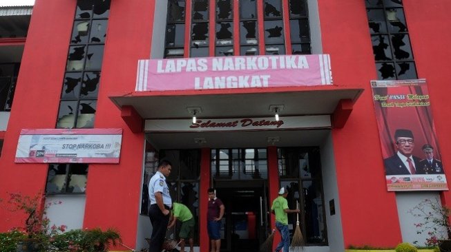 Rusuh dan Bakar Penjara, 51 Napi Lapas Narkotika Langkat Buron