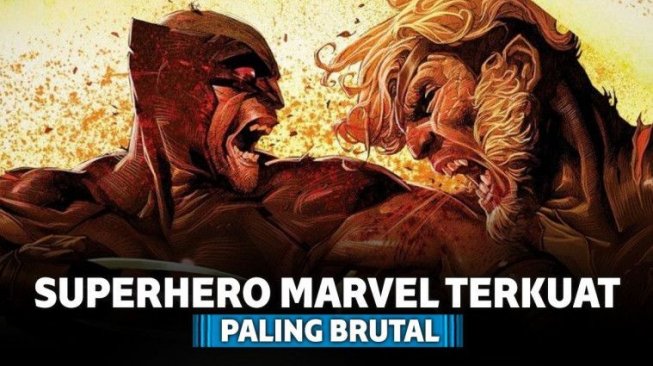 9 Superhero Marvel Terkuat Paling Brutal dan Penuh Kekerasan