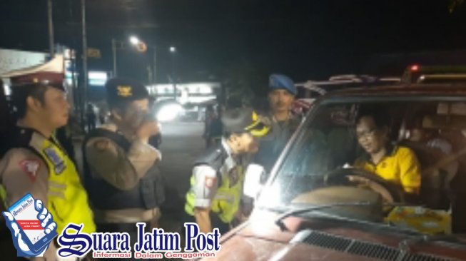 Jaga Kondusifitas Kamtibmas, Polres Pasuruan Gelar Razia di Titik Rawan