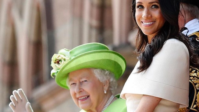 Kebersamaan Ratu Elizabeth dan Meghan Markle. (Instagram/@kensingtonroyal)