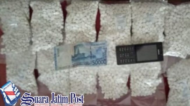 Petani di Kediri Diringkus Polisi Kedapatan Simpan 13 Ribu Pil Koplo