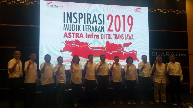 PT Marga Mandalasakti (Astra Infra Toll Road Tangerang-Merak, PT MMS) siap menghadapi arus mudik dan arus balik pada Lebaran 2019, Senin (20/5). [Suara.com/Muslimin Trisyuliono]