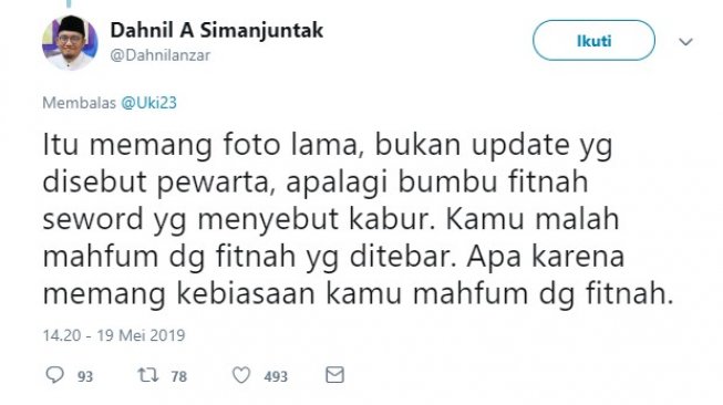 Adu argumen antara Jubir BPN Prabowo-Sandi dengan Jubir PSI (Twitter)