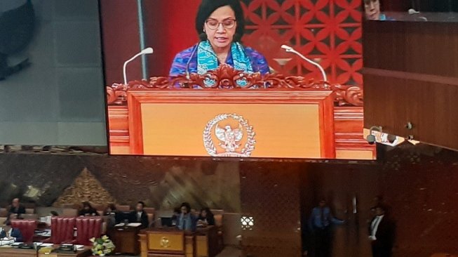 Sri Mulyani Paparkan RAPBN 2020 di DPR, Ini Asumsinya