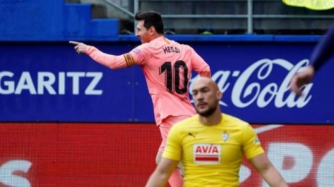 Raih Top Skor Liga Spanyol, Lionel Messi Samai Rekor Telmo Zarra