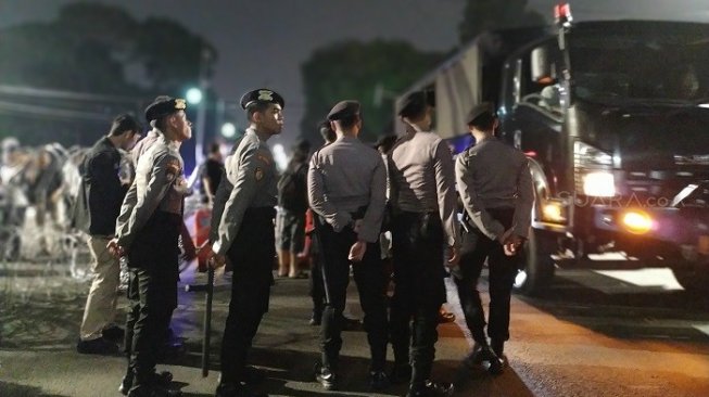 Pemenang Pilpres Mungkin Diumumkan KPU Malam Ini, Polisi Tutup Jalan