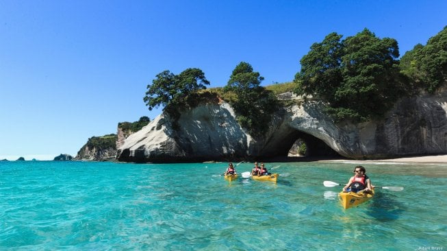 Cathedral Cove Selandia baru. (Dok. Tourism New Zealand)