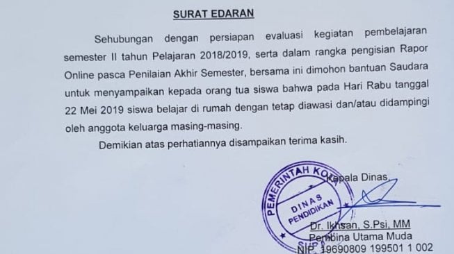 Antisipasi Keamanan Siswa, Sekolah di Surabaya Libur Tanggal 22 Mei