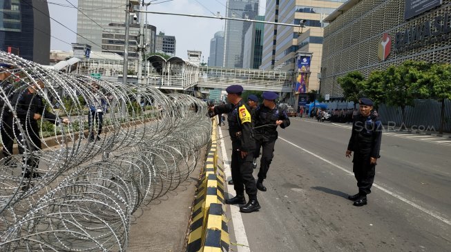 Begini Rekaya Lalu Lintas Saat Aksi 22 Mei di Bawaslu