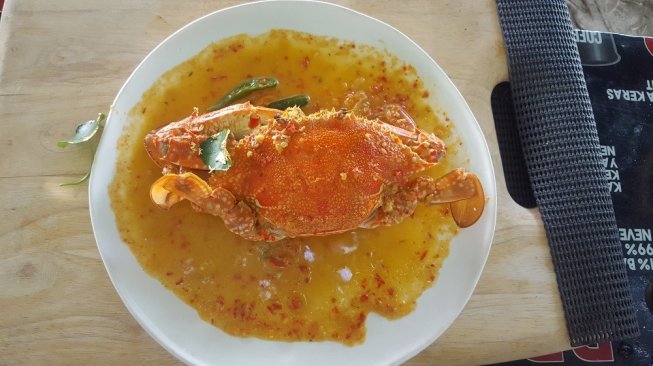 Rajungan Kuah Santan Asam Pedas Khas Pulau Pari Bikinan Chef Aiko, Sedap!