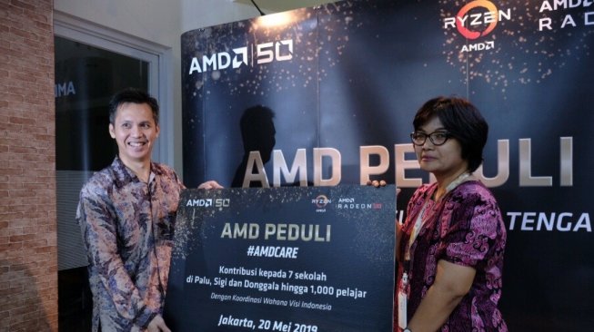 AMD Donasikan Perangkat Teknologi untuk Pemulihan Sulteng