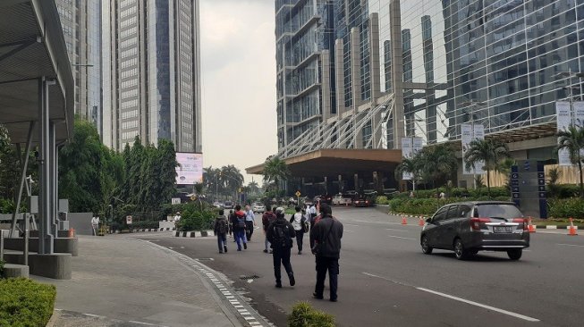 Takut Aksi 22 Mei, Pegawai Kantoran di Kawasan SCBD Dipulangkan