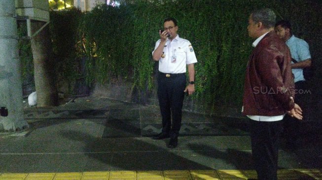 Anies Pantau Kerusuhan 22 Mei di Bawaslu dari Bundaran HI