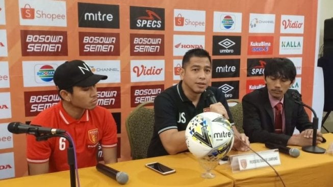 Hadapi PSM, Jan Pastikan Perseru Badak Lampung Main Tanpa Beban