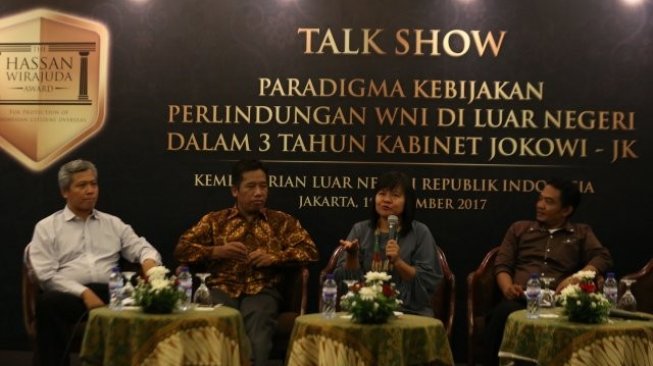 Talk show Hassan Wirajuda Perlindungan Award HWPA (dok Kemlu)