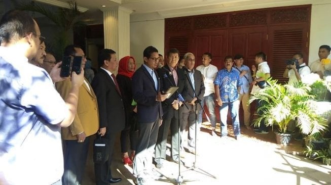 Ajukan Gugatan ke MK, Sandiaga: Sulit Katakan Pemilu Berjalan Jurdil