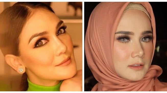 Umumkan Berhijab, Syahrini Luna Maya Akhirnya Bertemu Sepanggung