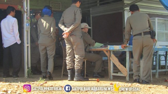 Nekat Berjualan, Warung Makan Dirazia Satpol PP Banjarbaru