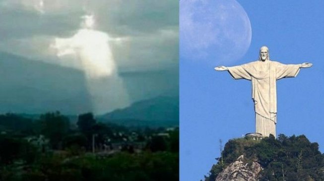 Geger! Foto Penampakan Yesus di Langit Viral, Netizen: "Itu Mukjizat!" 